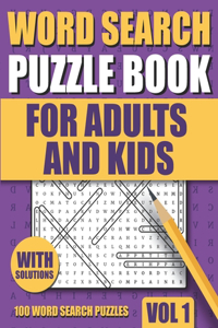 Word Search Puzzle Book for Adults and Kids