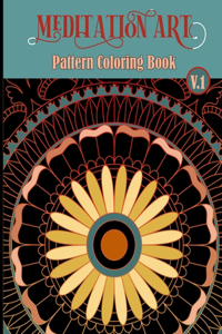 Meditiation Art Pattern Coloring Book