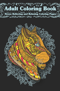Adult coloring book stress relieving and relaxing coloring pages