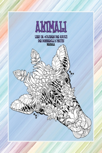 Libri da colorare per adulti per pennarelli e matite - Mandala - Animali