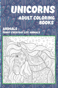 Adult Coloring Books Funny Everyday Life Animals - Animals - Unicorns