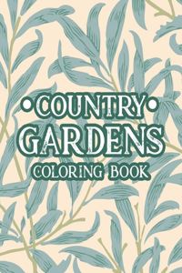 Country Gardens Coloring Book