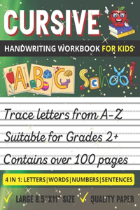 Cursive Handwriting Workbook For Kids