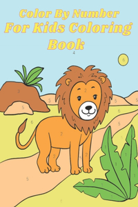 Color By Number For Kids Coloring Book