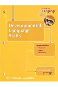 Elements of Language Developmental Language Skills, Fifth Course