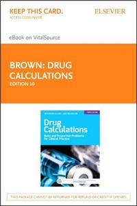 Drug Calculations - Pageburst E-book on Vitalsource - Retail Access Card