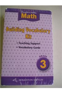 Houghton Mifflin Mathmatics: Vocabulary Kit Level 3