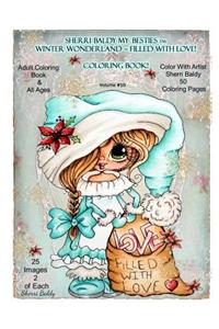 Sherri Baldy My-Besties TM Winter Wonderland Filled With Love Coloring Book