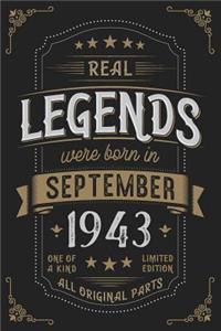 Real Legends were born in September 1943