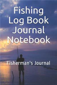 Fishing Log Book Journal Notebook