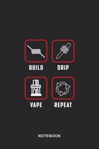 Vaporizer Vaping Art Graphic Notebook