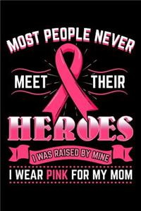 Most People Never Meet Their Heroes I Was Raised By Mine I Wear Pink For My Mom