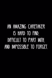 Amazing Caretaker is hard to find, difficult to part with, and impossible to forget.