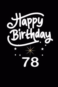 Happy birthday 78