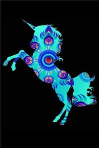 Blue Swirled Unicorn