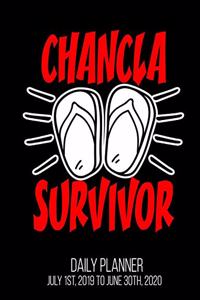 Chancla Survivor Daily Planner July 1st, 2019 to June 30th, 2020