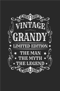 Vintage Grandy Limited Edition The Man Myth The Legend