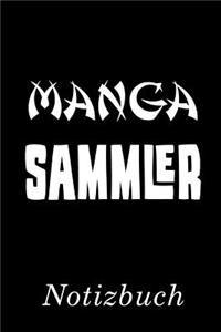 Manga Sammler Notizbuch