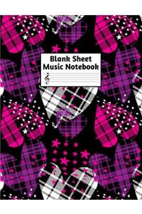 Blank Sheet Music Notebook