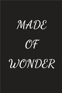 Made Of Wonder