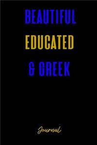 Beautiful Educated & Greek Journal