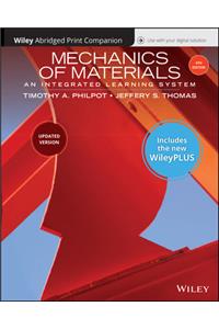 Mechanics of Materials: An Integrated Learning System, 4e Abridged Loose-Leaf Print Companion and Wileyplus Next Gen Card