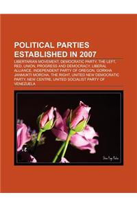 Political Parties Established in 2007