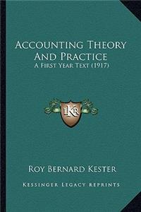 Accounting Theory and Practice