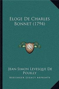 Eloge De Charles Bonnet (1794)