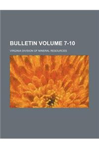 Bulletin Volume 7-10