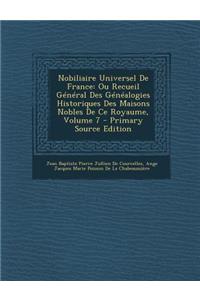 Nobiliaire Universel de France