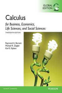 Calculus for Business, Econoomics. Life Sciences and Social Sciences, OLP with eText, Global Edition