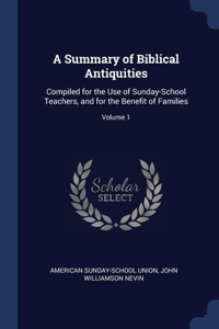 A Summary of Biblical Antiquities