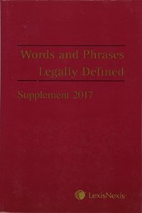 Words and Phrases Legally Defined 2017 Supplement