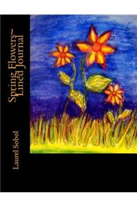 Spring Flowers Lined Journal