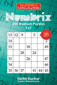 Numbrix - 250 Medium Puzzles 7x7