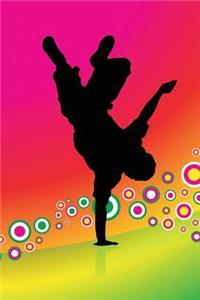 Neon Breack Dancer Notebook