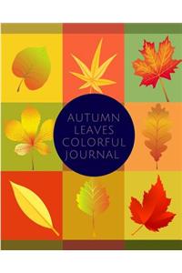 Autumn Leaves Colorful Journal