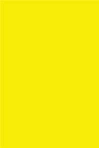 Electric Yellow Notebook: 150 Dot Grid Pages