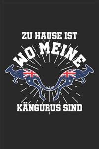 Zu Hause ist wo meine Kängurus sind