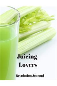 Juicing Lovers Resolution Journal