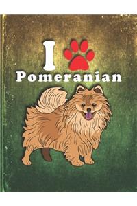 Pomeranian: Dog Journal Notebook for Puppy Owner Lightly Lined Pages Daily Journal Diary Notepad