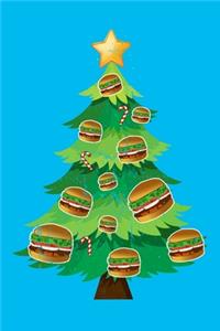 Notizbuch Weihnachten: Skizzenbuch Für Burger Fans I Lustiges Geschenk zur Bescherung I Hamburger Fastfood Buch