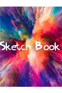 Sketch book: Large Notebook for Drawing Sketching: 200 Pages, 8.5" x 11" Blank Paper Drawing and Write Journal