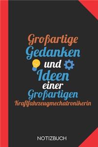 Großartige Gedanken einer Kraftfahrzeugmechatronikerin