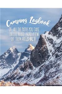 Camping Logbook Of All The Paths You Take