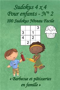 Sudokus 4 x 4 Faciles - Pour enfants - N°2