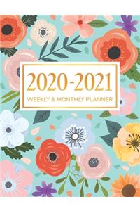 2020-2021 Weekly & Monthly Planner