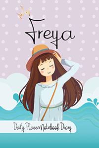 Freya Daily Planner Notebook Diary