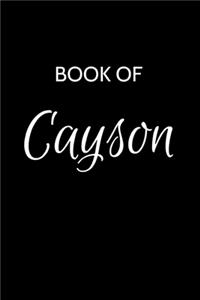 Cayson Journal